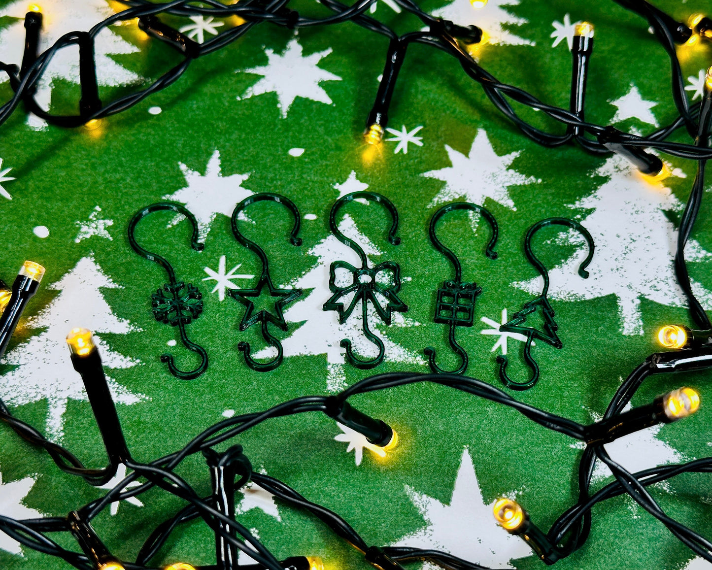 Juletræskroge til julekugler – 50 stk. sæt